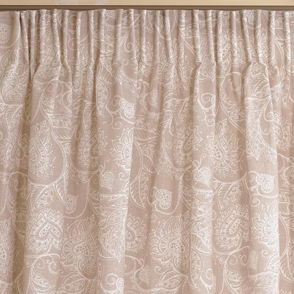 Κουρτίνα (135x270) Με Τρέσα Clematis 101 Lino Home