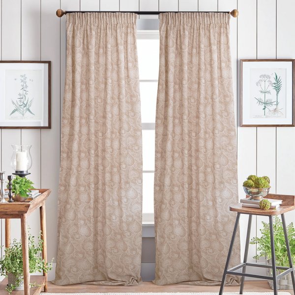 Κουρτίνα (135x270) Με Τρέσα Clematis 101 Lino Home