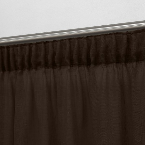 Κουρτίνα (300x295) Με Τρέσα 1010 Dark Brown Lino Home