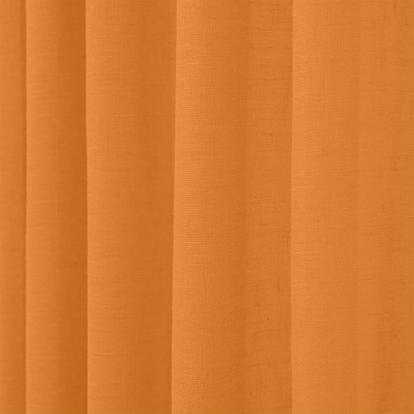 Κουρτίνα (150x295) Με Τρέσα 1010 Mustard Lino Home