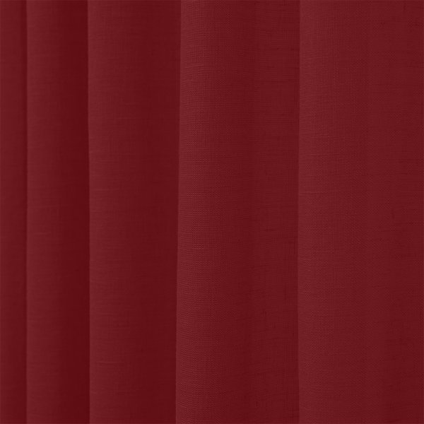 Κουρτίνα (150x295) Με Τρέσα 1010 Red Lino Home