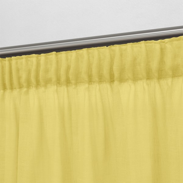 Κουρτίνα (150x295) Με Τρέσα 1010 Lime Lino Home