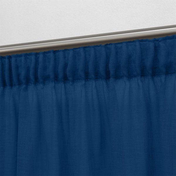 Κουρτίνα (150x295) Με Τρέσα 1010 Blue Lino Home