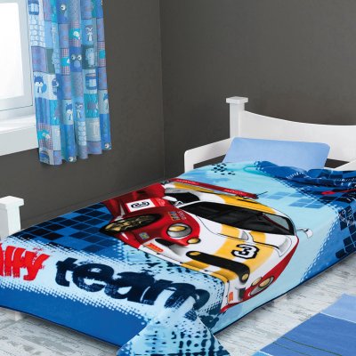 Κουβέρτα Βελουτέ Μονή Ster 232 Blue Belpla