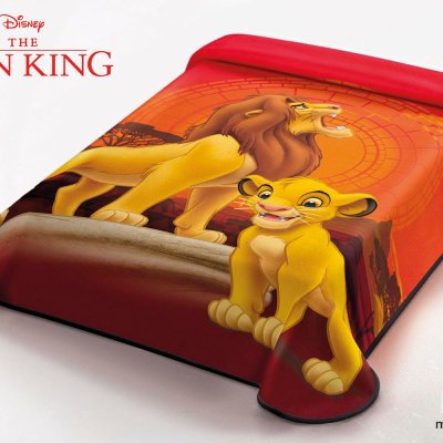 Κουβέρτα Βελουτέ Μονή Lion King Disney Belpla