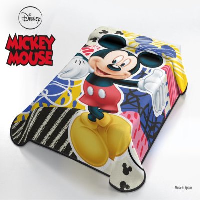 Κουβέρτα Βελουτέ Μονή Mickey Mouse Disney Belpla