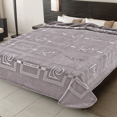Κουβέρτα Βελουτέ Υπέρδιπλη Nancy 657/55 Pierre Cardin