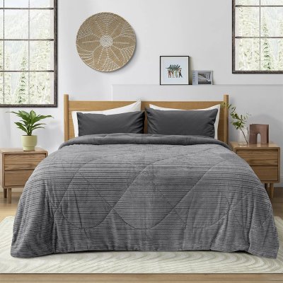 Κουβερτοπάπλωμα Υπέρδιπλο Stacy Gray Lino Home