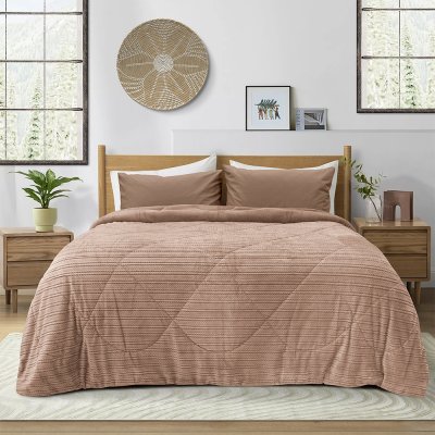 Κουβερτοπάπλωμα Υπέρδιπλο Stacy Salmon Lino Home