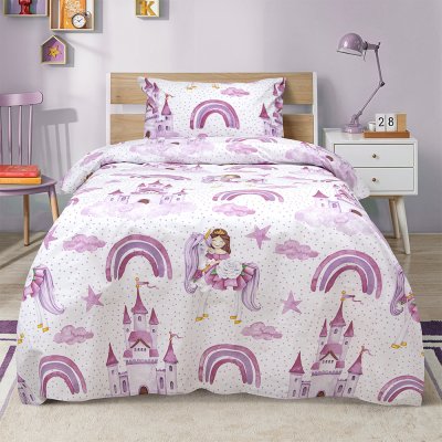 Σετ Πάπλωμα Μονό Dreamy Castleland White Lino Home