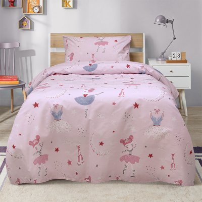 Σετ Πάπλωμα Μονό Dreamy Dancers Pink Lino Home