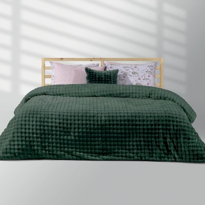 Κουβερτοπάπλωμα Υπέρδιπλο Kvall Λαδί Lino Home