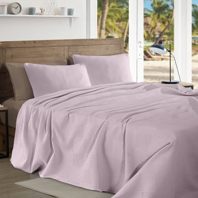 Κουβέρτα Πικέ Υπέρδιπλη Renk Dark Pink Lino Home