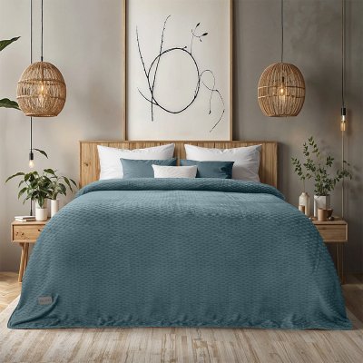 Κουβέρτα Fleece Υπέρδιπλη Lofti Ντένιμ Lino Home