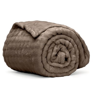 Κουβέρτα Fleece Μονή Kvall Μπεζ Lino Home