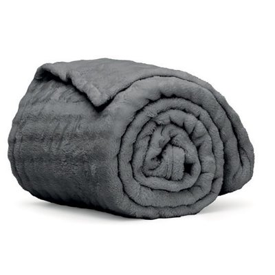 Κουβέρτα Fleece Υπέρδιπλη Kvall Γκρι Lino Home