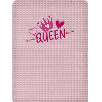 Κουβέρτα Πικέ Κούνιας Queen Pink Adam Home