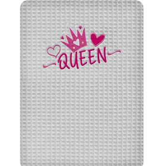 Κουβέρτα Πικέ Κούνιας Queen Gray Adam Home