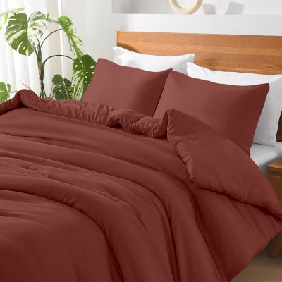 Σετ Σεντόνια Μονά Basico Rose Lino Home