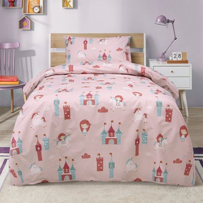 Σετ Σεντόνια Μονά Cloud Kingdom Pink Lino Home