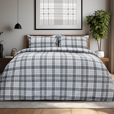 Σετ Σεντόνια Μονά Panier Γκρι Lino Home