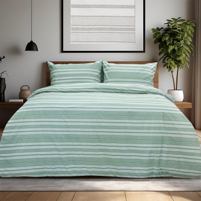 Σετ Σεντόνια Μονά Carril Λαδί Lino Home