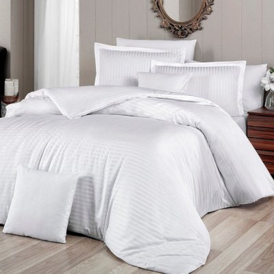 Ξενοδοχειακή Μαξιλαροθήκη (50x70) Oxford Capri White Lino Home