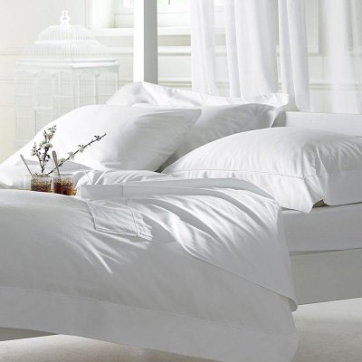 Ξενοδοχειακή Παπλωματοθήκη (160x240) Vivara White Lino Home