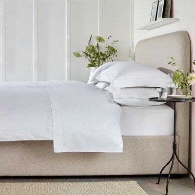 Ξενοδοχειακή Παπλωματοθήκη (160x240) Elba White Lino Home