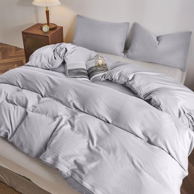 Παπλωματοθήκη Υπέρδιπλη Moderna Light Gray Lino Home