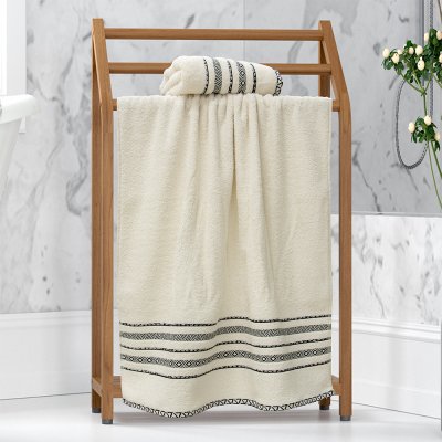 Πετσέτα Προσώπου Lux White Lino Home