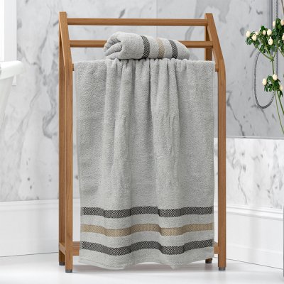 Πετσέτα Σώματος Baho Gray Lino Home