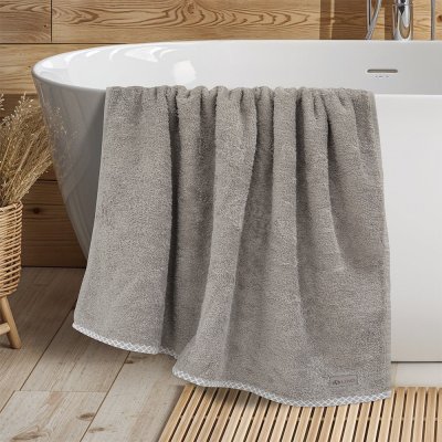 Πετσέτα Σώματος Marley Μόκα Lino Home