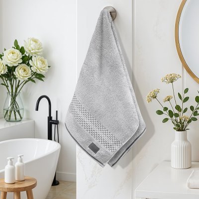 Πετσέτα Προσώπου Igalo Ασημί Lino Home
