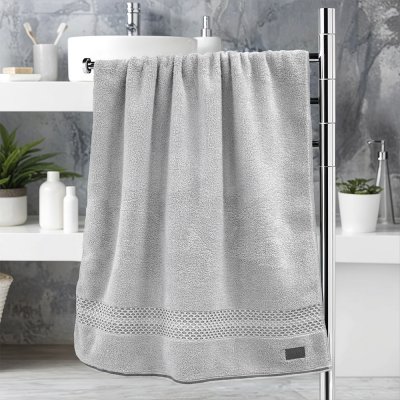 Πετσέτα Σώματος Igalo Ασημί Lino Home