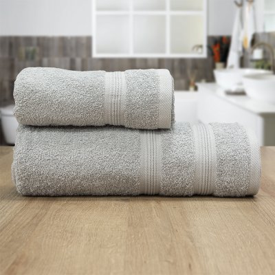 Σετ Πετσέτες Μπάνιου (2τμχ) Marea Lgrey Lino Home