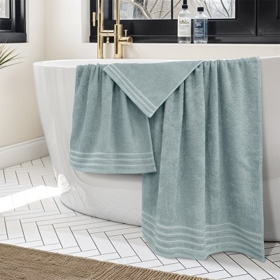 Σετ Πετσέτες Μπάνιου (3τμχ) Veluva Μέντα Lino Home