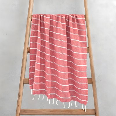 Πετσέτα/Παρεό Veliu Κοραλί Lino Home