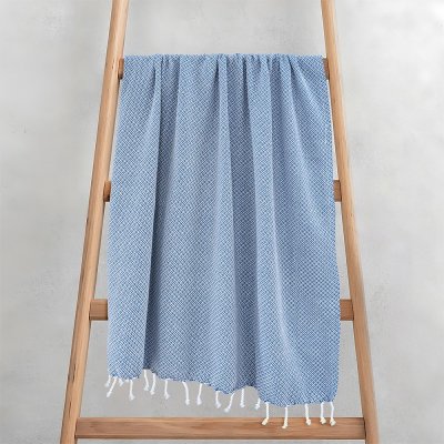 Πετσέτα/Παρεό Aureva Γαλάζιο Lino Home