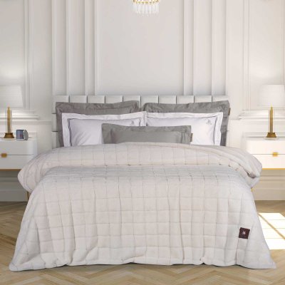 Κουβερτοπάπλωμα Faux-Fur Flannel Υπέρδιπλο 3451 Greenwich Polo Club