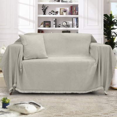 Ριχτάρι Τριθέσιου (180x300) Valio Light Gray Lino Home