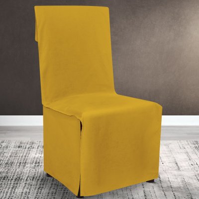 Κάλυμμα Καρέκλας Μονόχρωμο Renas 344 Honey Lino Home