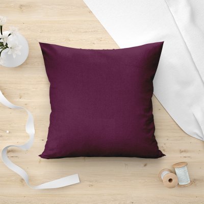 Διακοσμητική Μαξιλαροθήκη Renas 99 Magenta Lino Home