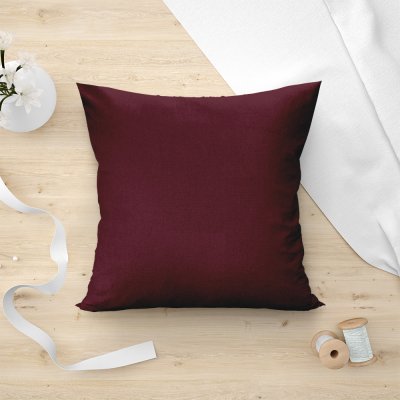 Διακοσμητική Μαξιλαροθήκη Renas 197 Bordo Lino Home