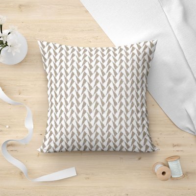 Διακοσμητική Μαξιλαροθήκη Corteo 090 Mocca Lino Home