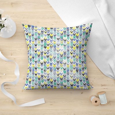 Διακοσμητική Μαξιλαροθήκη Turqueta 601 Petrol Lino Home