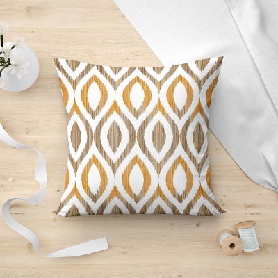 Διακοσμητική Μαξιλαροθήκη Artemisa 901 Brown Lino Home