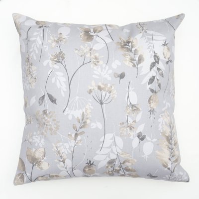 Διακοσμητική Μαξιλαροθήκη (45x45) Botanic Gray Dimeco