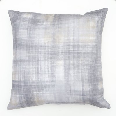 Διακοσμητική Μαξιλαροθήκη (45x45) Check Gray Dimeco