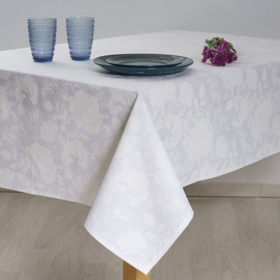 Αλέκιαστο Τραπεζομάντηλο (140x140) 5801 White Dimeco